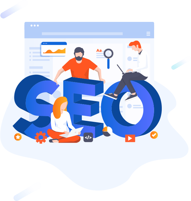 SEO agency working on improving website rankings